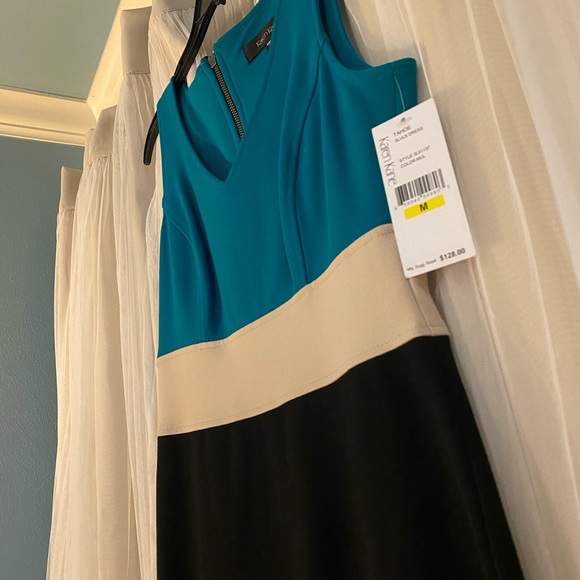 Karen Kane Fitted color block dress SIZE M - Picture 2 of 4